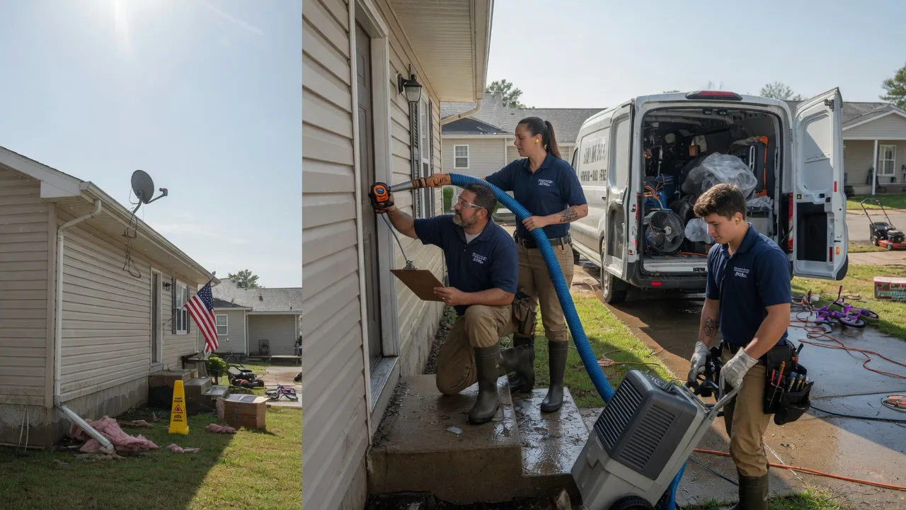 Ceiling Water Damage Restoration in Hensel, ND near me